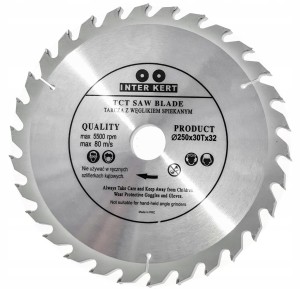 Tarcza widiowa do drewna tarcza z widią 250x32x30T