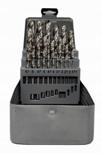 Zestaw wierteł TEDIAM HSS wiertła do metalu 25 el.