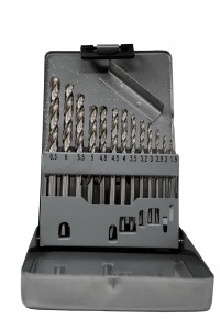 Zestaw wierteł TEDIAM HSS wiertła do metalu 13 el.